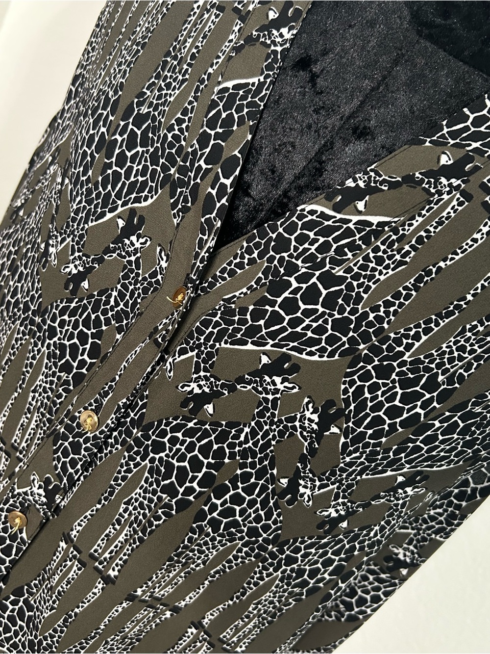 Alfani Giraffe Print Blouse Size 14 - Picture 4 of 8